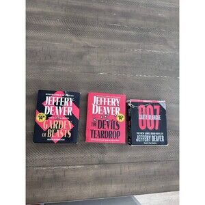 Jeffery Deaver Audiobook Lot of 3 Unabridged Books on CD Mystery Thriller